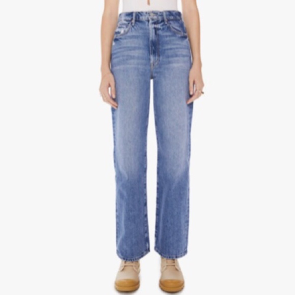 MOTHER High Waisted Tunnel Vision Sneak Jean, size 30 NWT